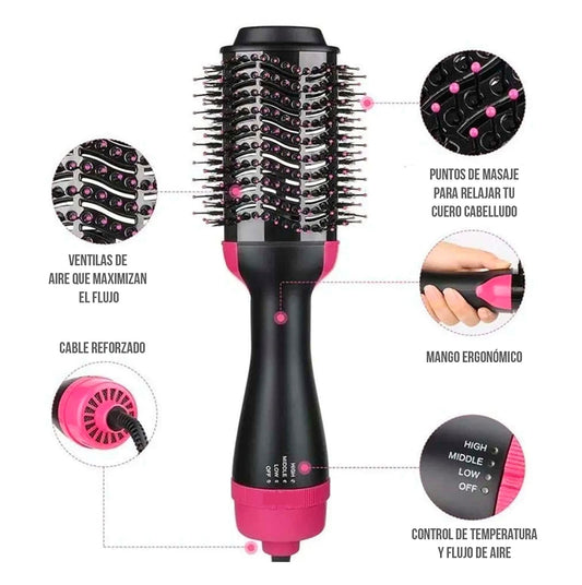 Cepillo Secador Voluminizador One-step Hair Dry 1100 vatios