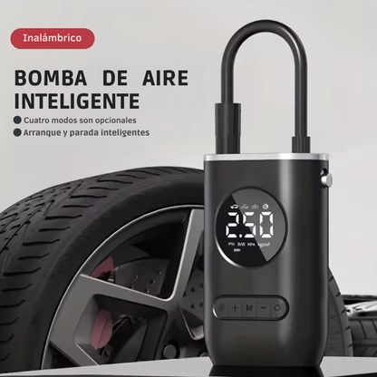 Mini Compresor de Aire Digital Inalámbrico Portátil – Para Auto, Moto y Bicicleta