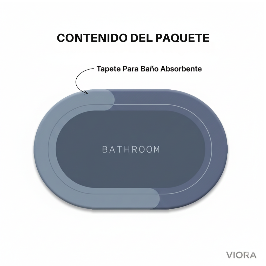 Tapete Antideslizante para Baño – Evita Resbalones y Caídas