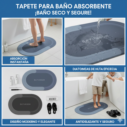 Tapete Antideslizante para Baño – Evita Resbalones y Caídas