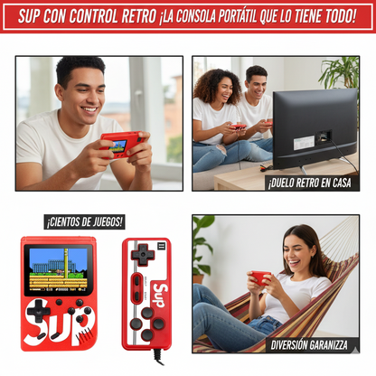Consola Retro SUP con Control (2 Jugadores)