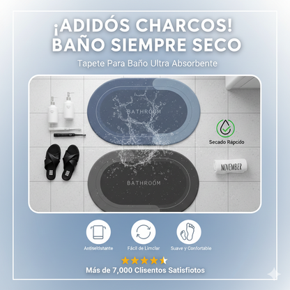Tapete Antideslizante para Baño – Evita Resbalones y Caídas
