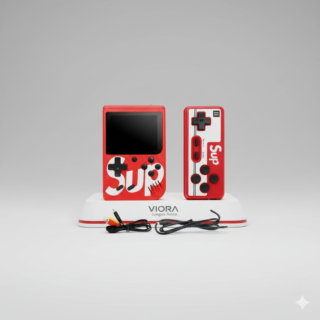 Consola Retro SUP con Control (2 Jugadores)