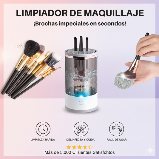 Limpiador Eléctrico de Brochas (Limpieza Profunda en Minutos)