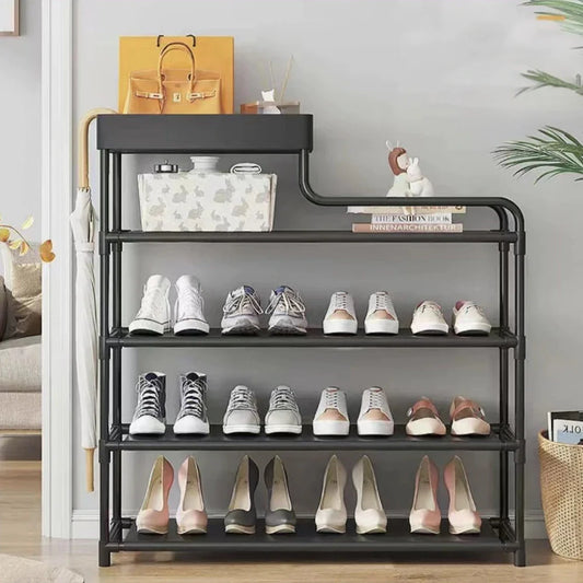 Organizador de Zapatos de 4 Niveles, Estructura Metálica